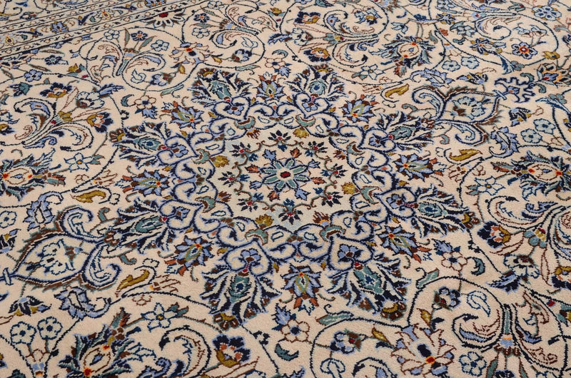 Tapis persan - Keshan - 323 x 231 cm - beige
