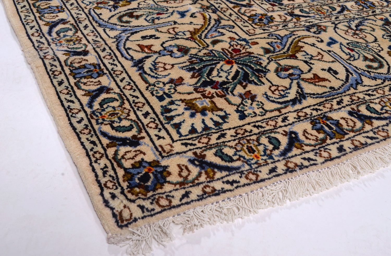 Tapis persan - Keshan - 323 x 231 cm - beige