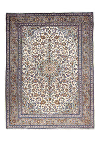 Tapis persan - Keshan - 398 x 300 cm - beige