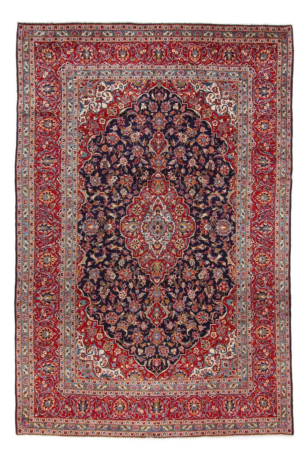 Tapis persan - Keshan - 368 x 246 cm - bleu