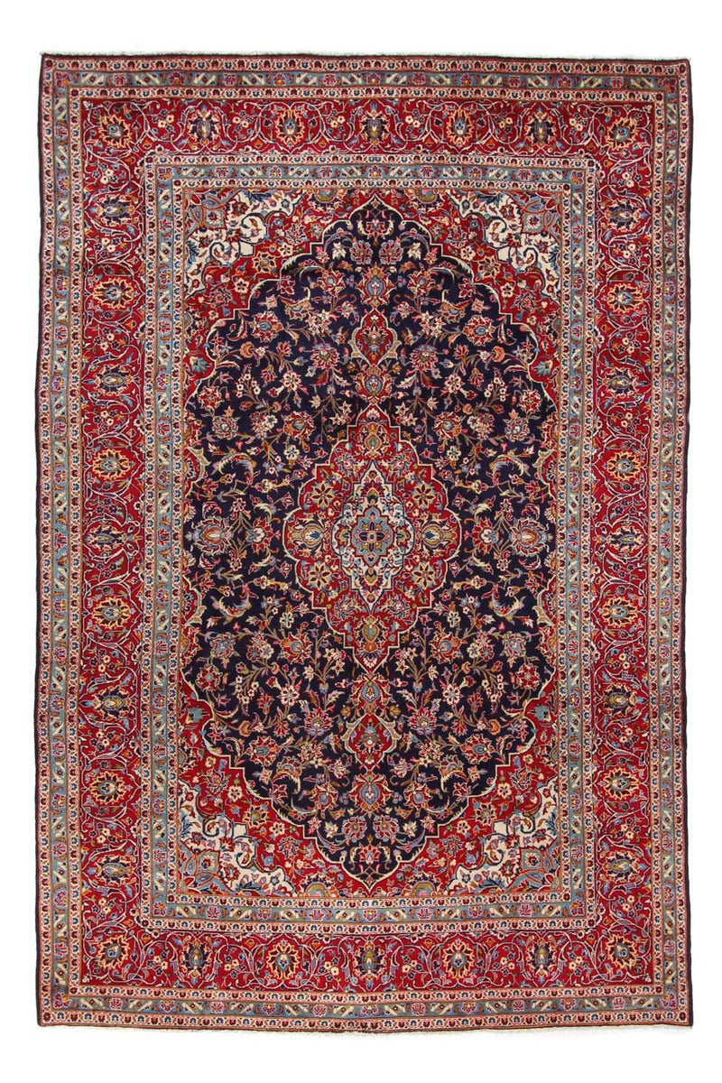 Tapis persan - Keshan - 368 x 246 cm - bleu