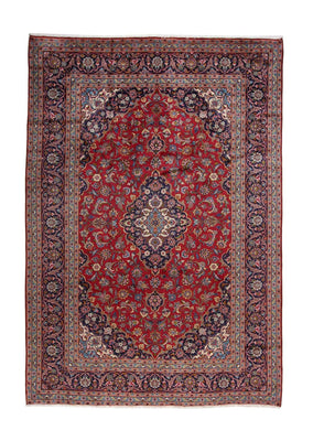 Tapis persan - Keshan - 353 x 244 cm - rouge