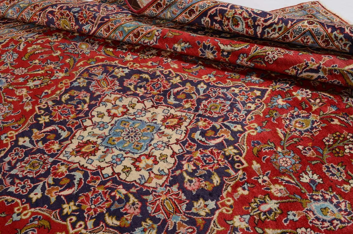 Tapis persan - Keshan - 366 x 244 cm - rouge