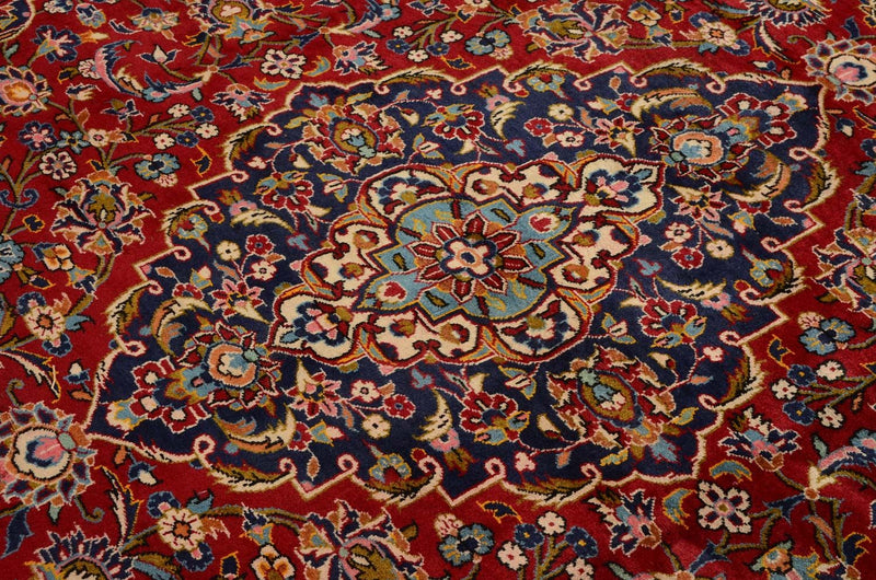 Tapis persan - Keshan - 358 x 240 cm - rouge