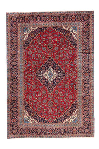 Tapis persan - Keshan - 345 x 237 cm - rouge