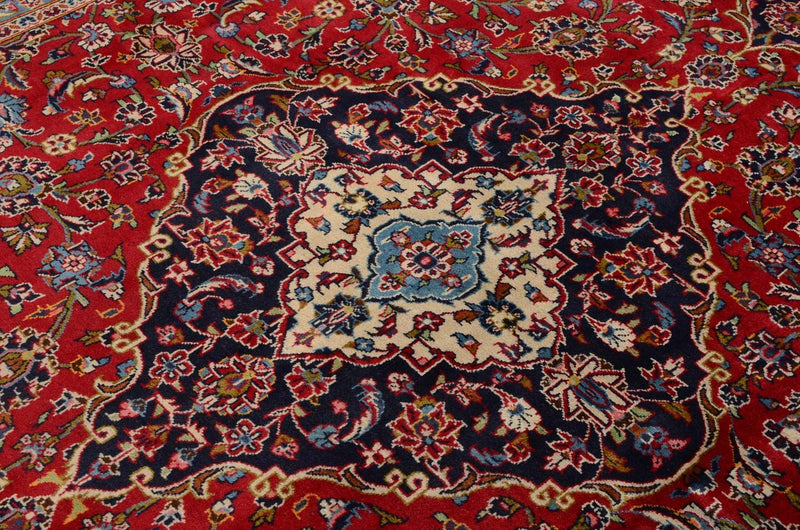 Tapis persan - Keshan - 345 x 237 cm - rouge