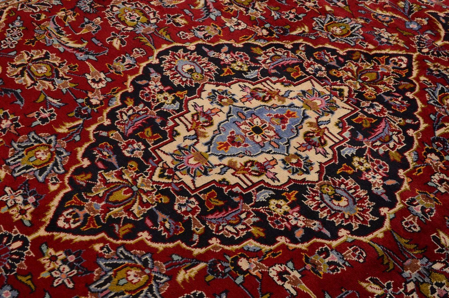 Tapis persan - Keshan - 342 x 251 cm - rouge