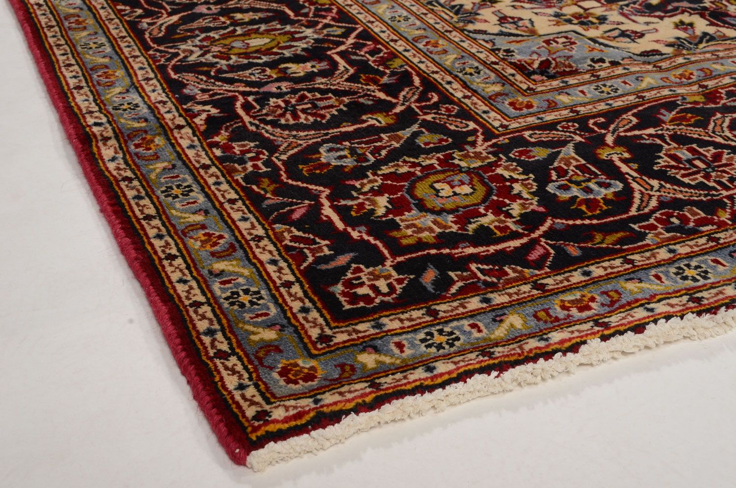 Tapis persan - Keshan - 342 x 251 cm - rouge