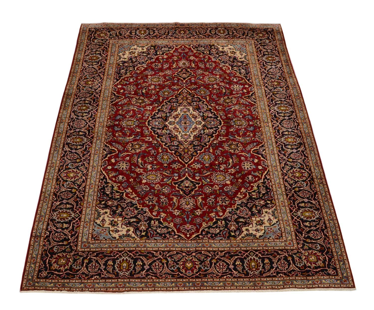 Tapis persan - Keshan - 342 x 251 cm - rouge