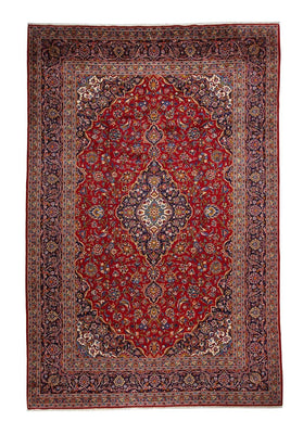 Tapis persan - Keshan - 378 x 253 cm - rouge