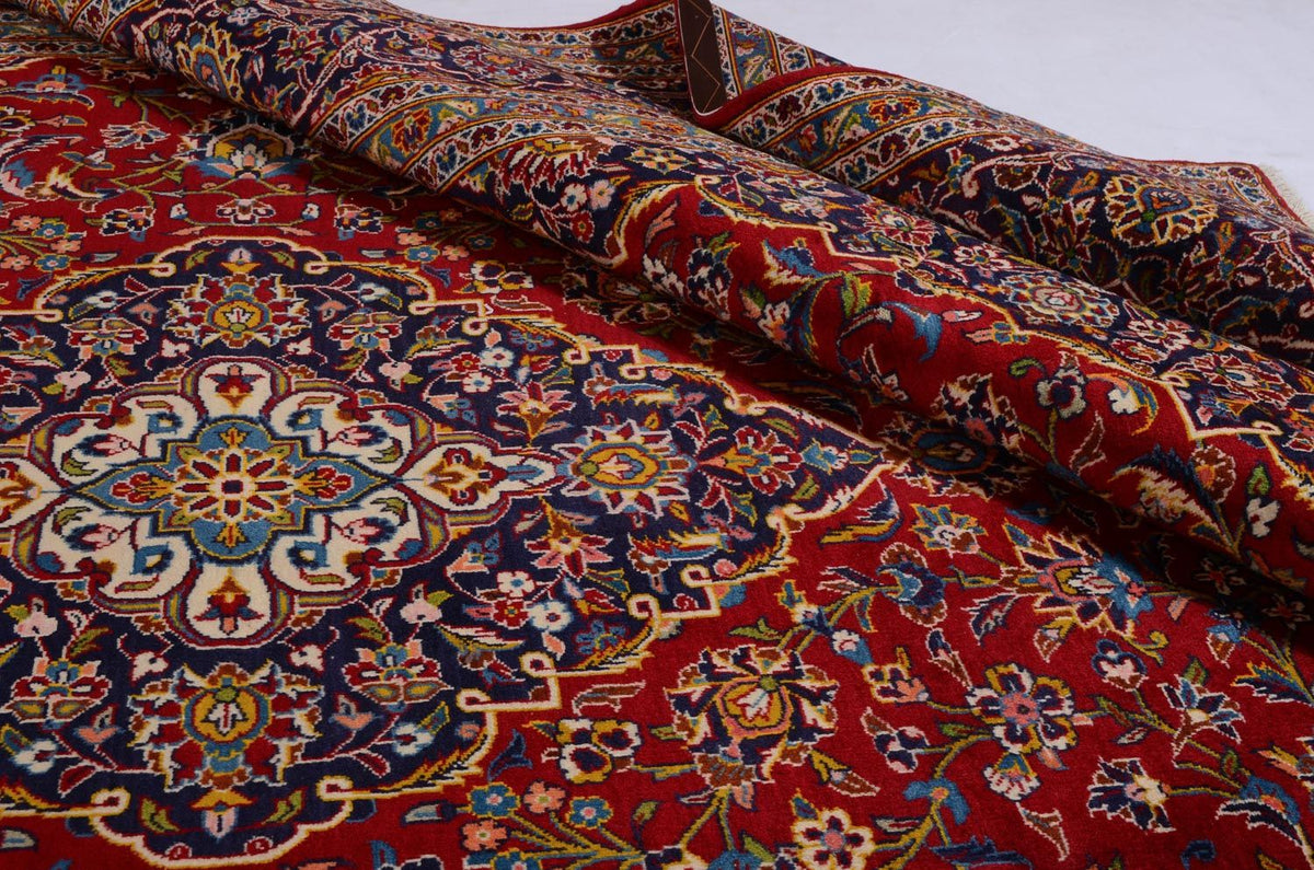 Tapis persan - Keshan - 378 x 253 cm - rouge