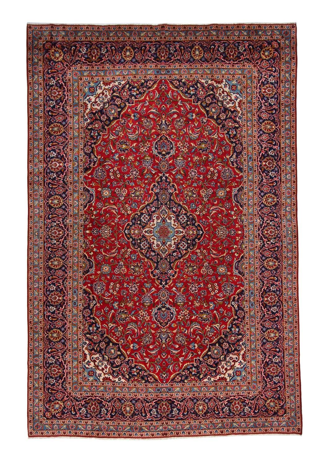 Tapis persan - Keshan - 380 x 254 cm - rouge