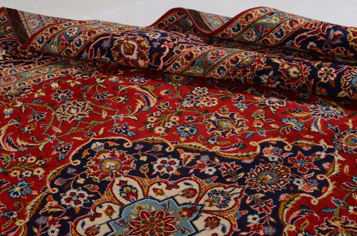 Tapis persan - Keshan - 380 x 254 cm - rouge