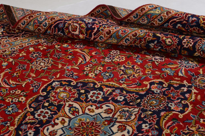 Tapis persan - Keshan - 380 x 254 cm - rouge