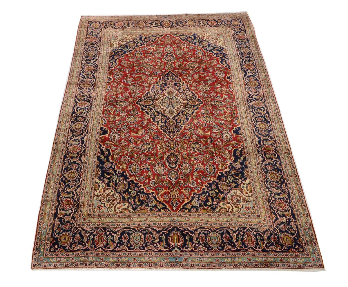 Tapis persan - Keshan - 374 x 251 cm - rouge