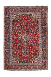 Tapis persan - Keshan - 349 x 239 cm - rouge