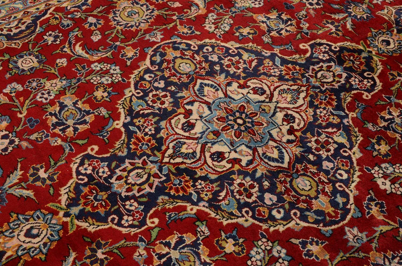 Tapis persan - Keshan - 349 x 239 cm - rouge