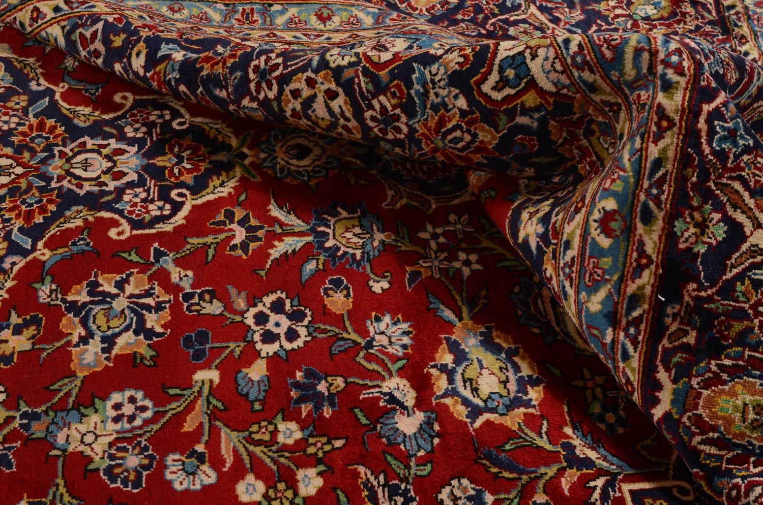Tapis persan - Keshan - 349 x 239 cm - rouge