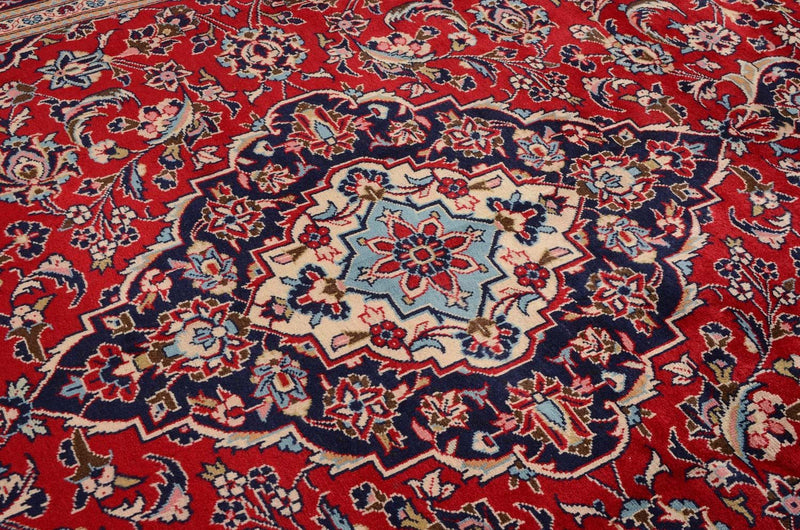 Tapis persan - Keshan - 351 x 239 cm - rouge