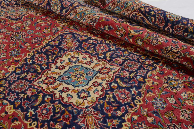 Tapis persan - Keshan - 344 x 243 cm - rouge