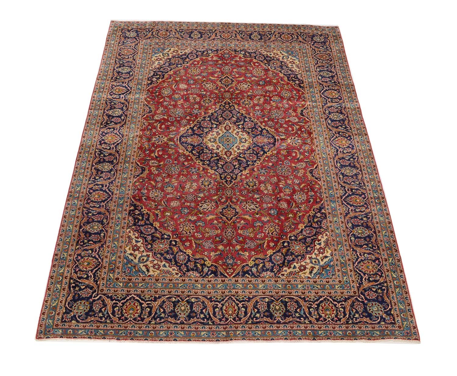 Tapis persan - Keshan - 344 x 243 cm - rouge