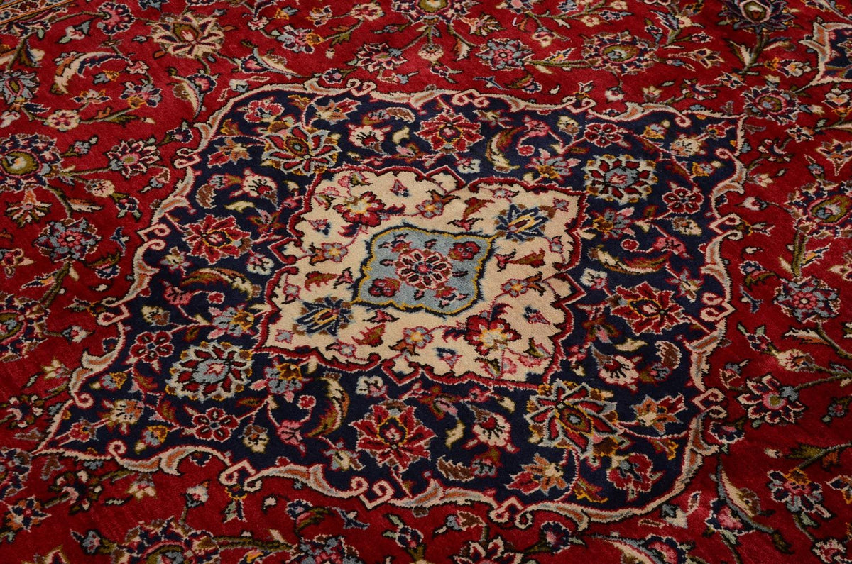 Tapis persan - Keshan - 363 x 247 cm - rouge