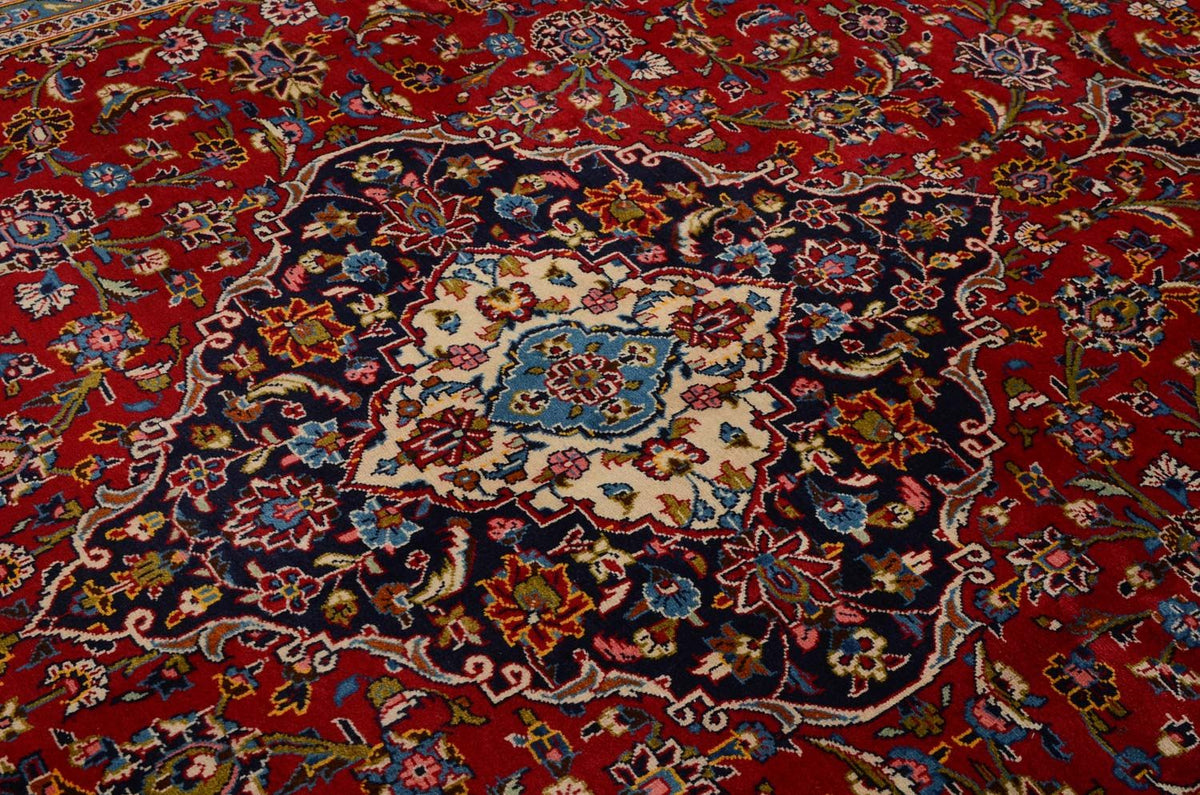 Tapis persan - Keshan - 365 x 253 cm - rouge