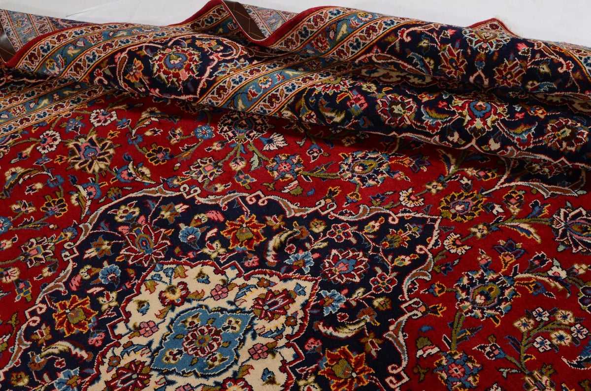 Tapis persan - Keshan - 365 x 253 cm - rouge