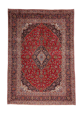 Tapis persan - Keshan - 342 x 246 cm - rouge