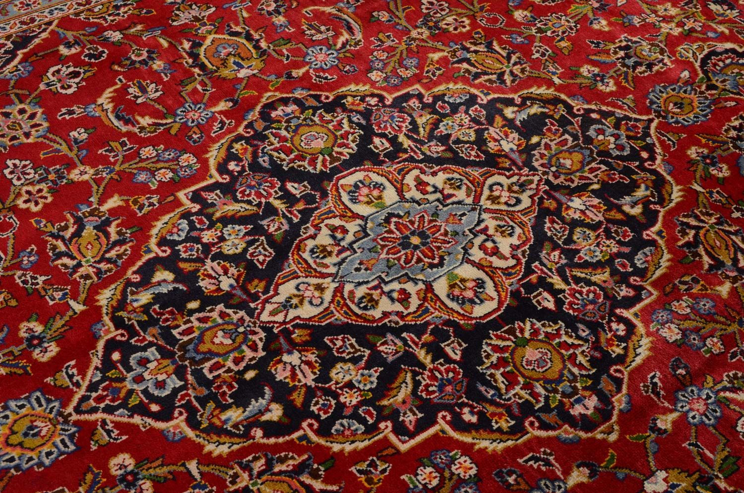 Tapis persan - Keshan - 342 x 246 cm - rouge
