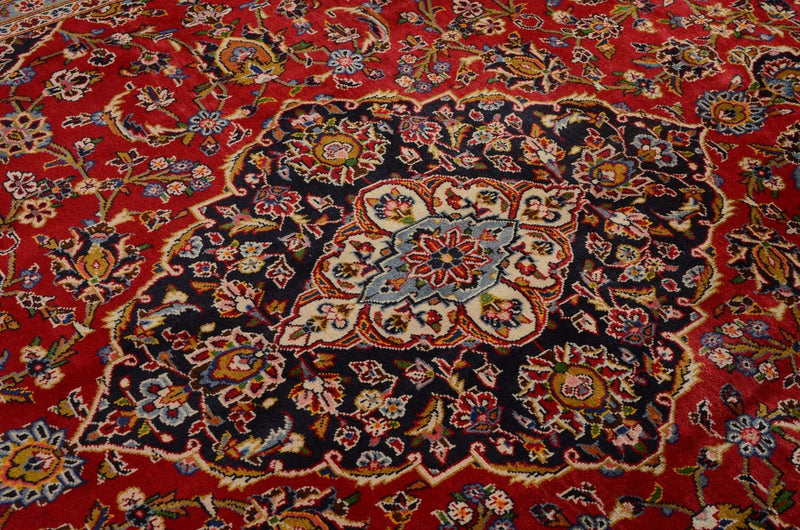 Tapis persan - Keshan - 342 x 246 cm - rouge