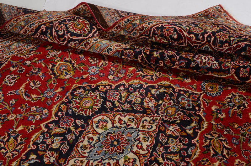 Tapis persan - Keshan - 342 x 246 cm - rouge