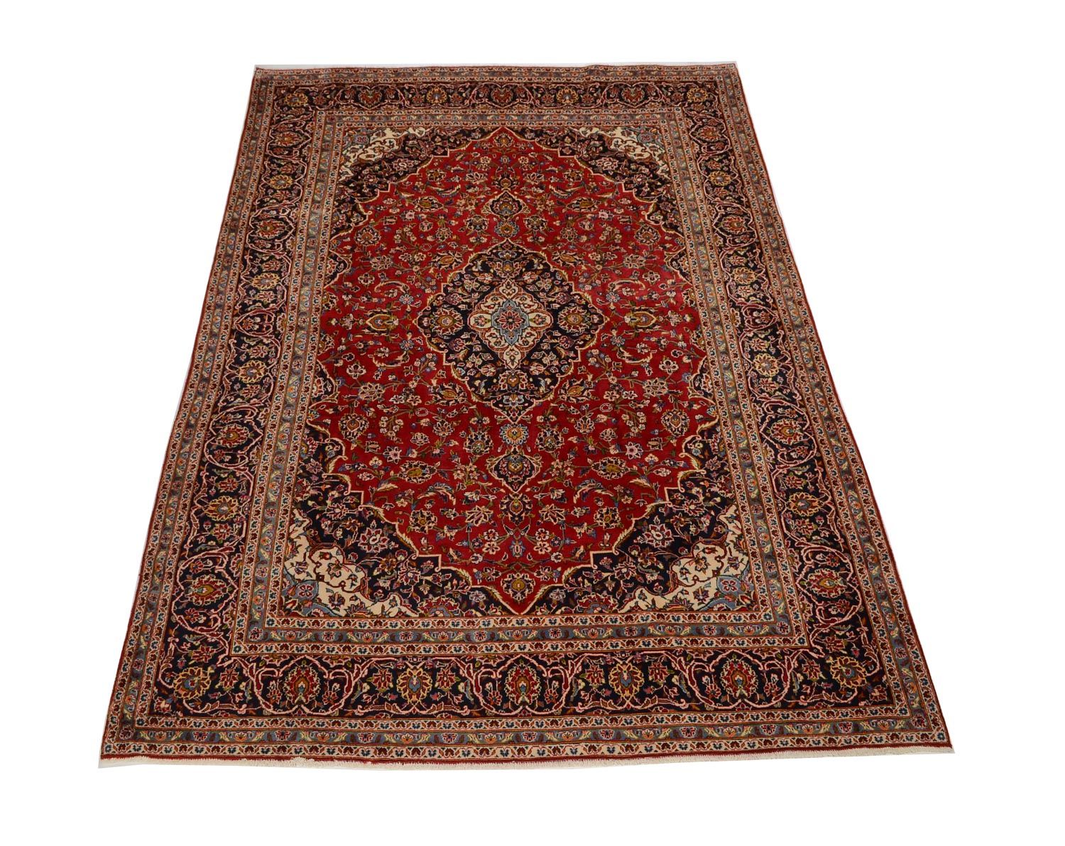Tapis persan - Keshan - 342 x 246 cm - rouge