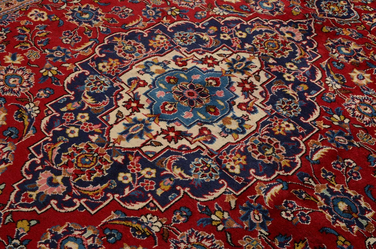 Tapis persan - Keshan - 328 x 237 cm - rouge