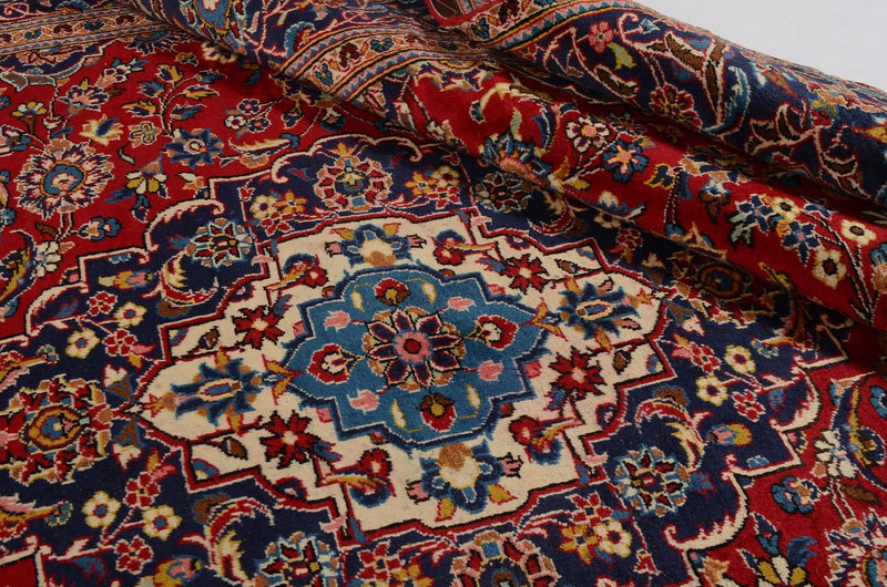 Tapis persan - Keshan - 328 x 237 cm - rouge