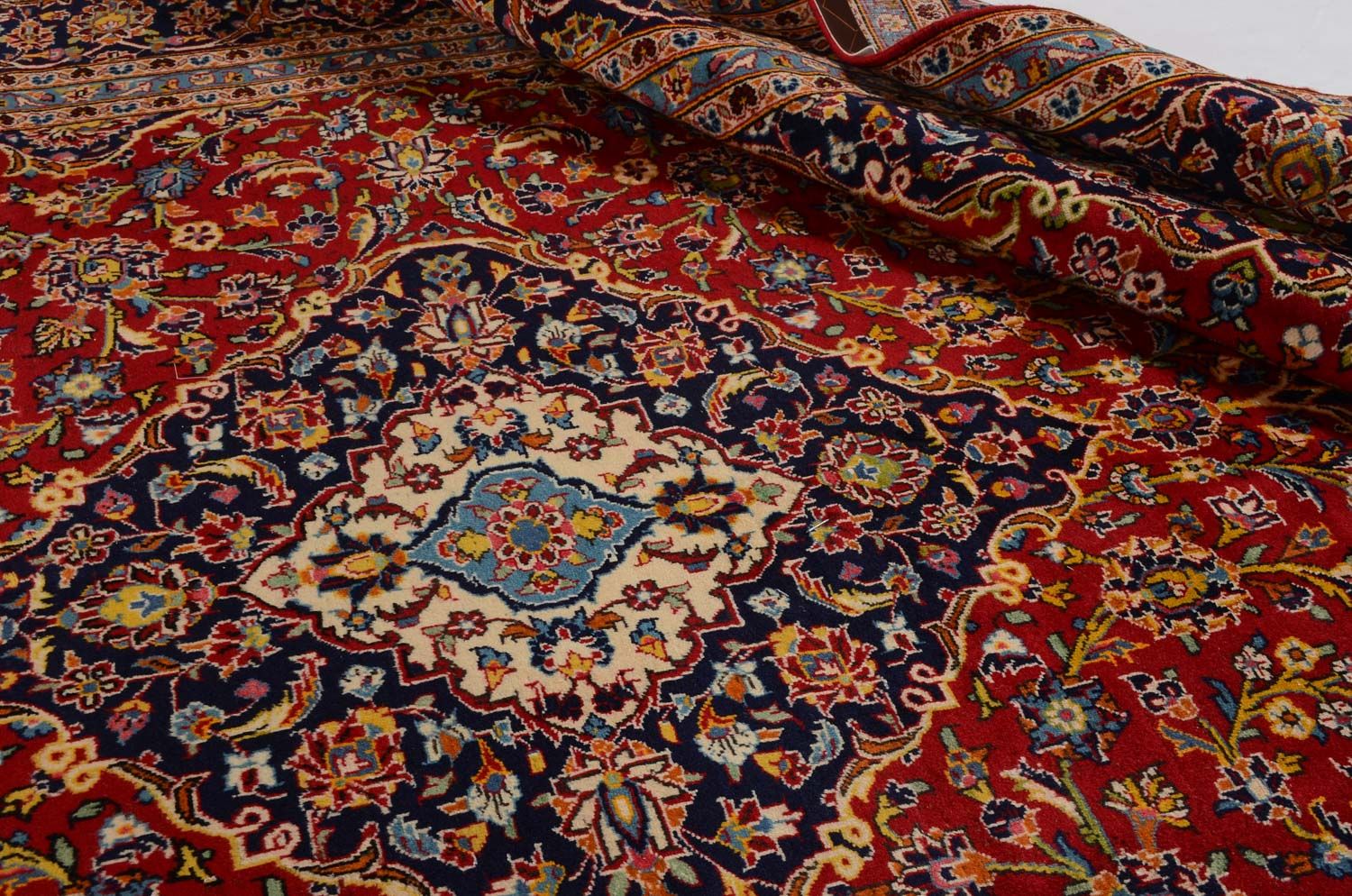 Tapis persan - Keshan - 358 x 246 cm - rouge