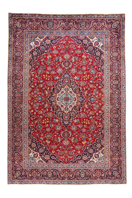 Tapis persan - Keshan - 332 x 231 cm - rouge