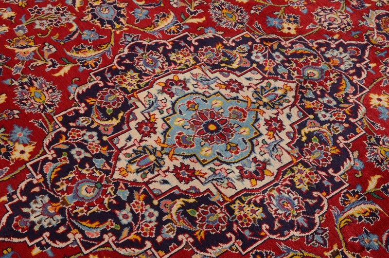 Tapis persan - Keshan - 332 x 231 cm - rouge