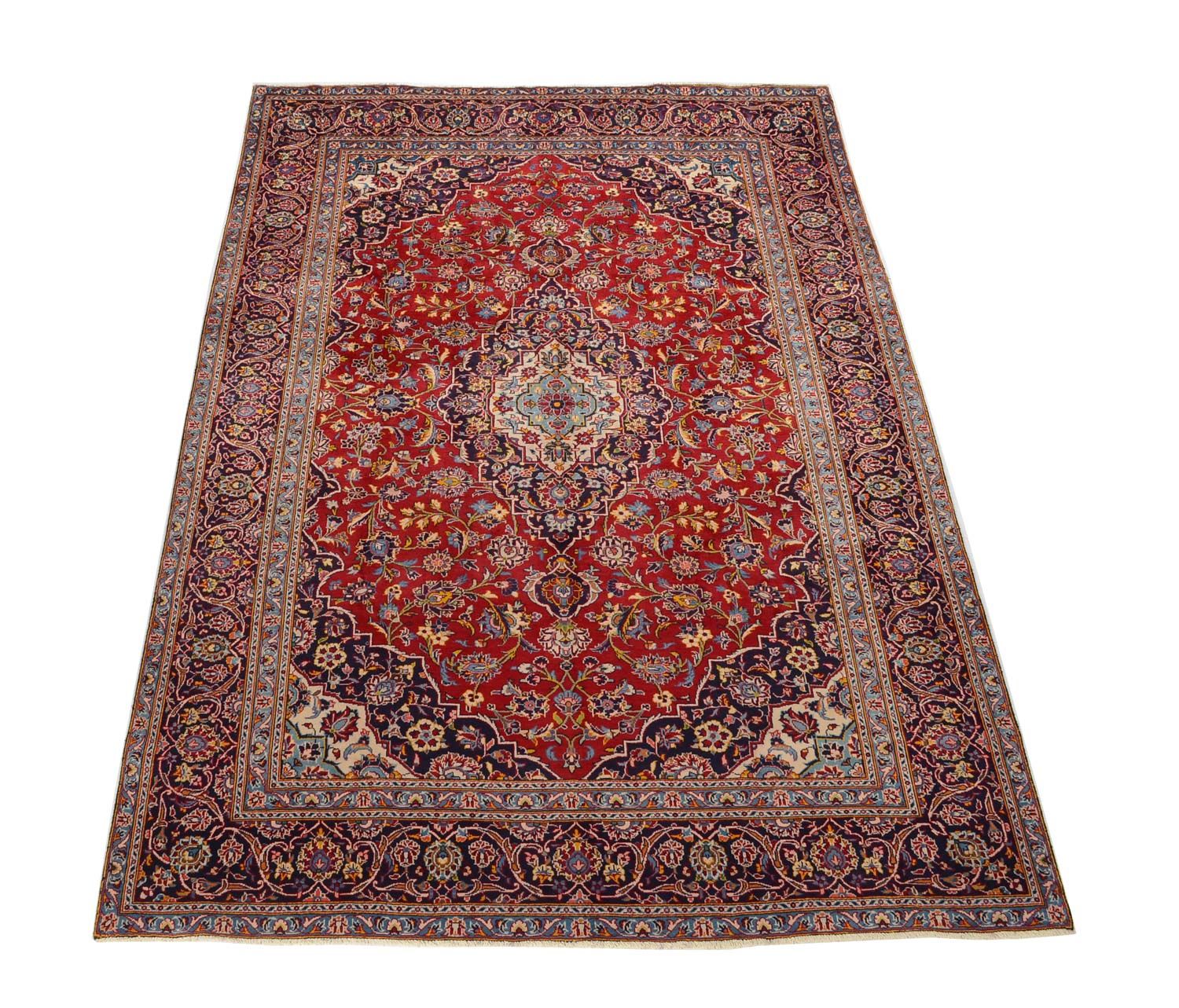 Tapis persan - Keshan - 332 x 231 cm - rouge