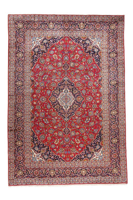 Tapis persan - Keshan - 349 x 246 cm - rouge