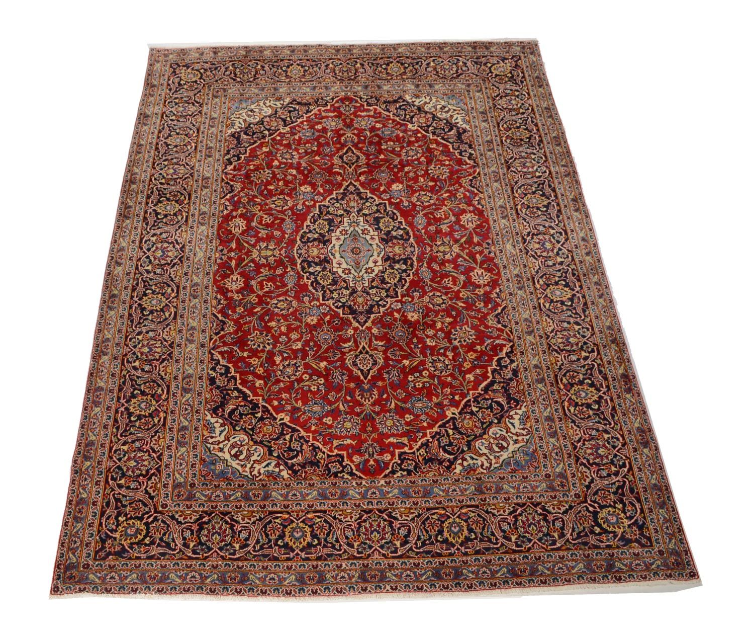 Tapis persan - Keshan - 336 x 241 cm - rouge