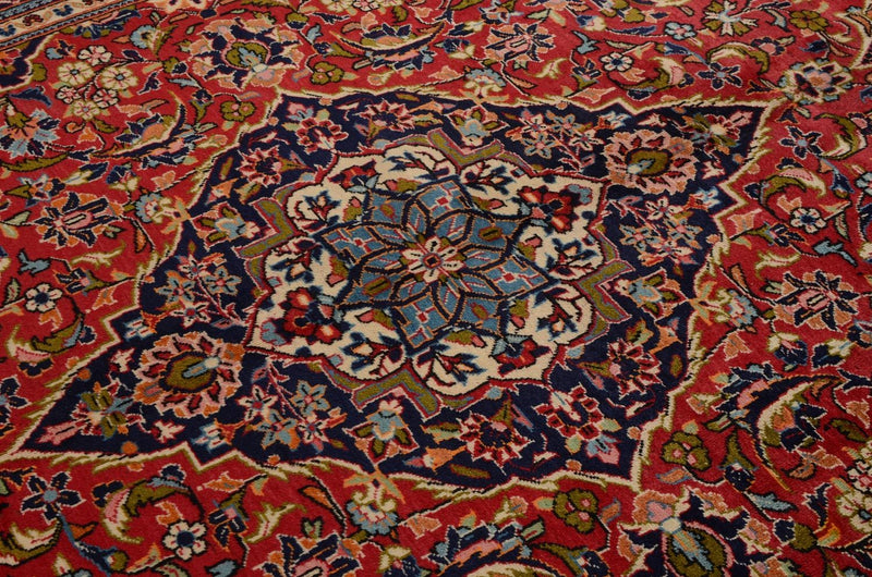 Tapis persan - Keshan - 295 x 192 cm - rouge