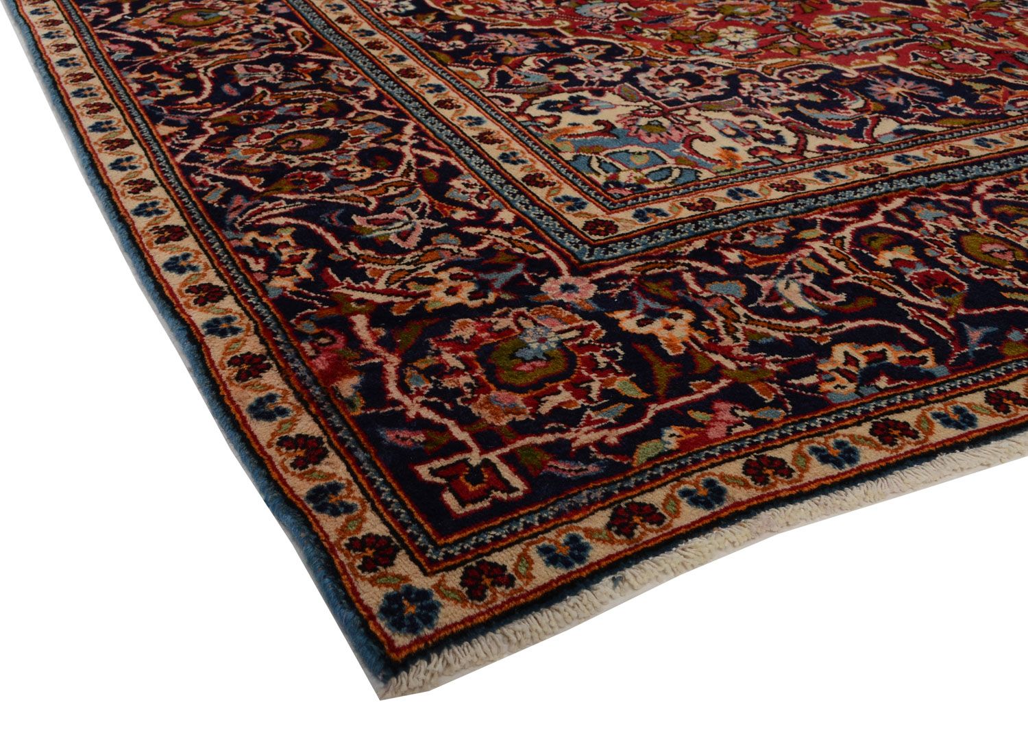 Tapis persan - Keshan - 295 x 192 cm - rouge