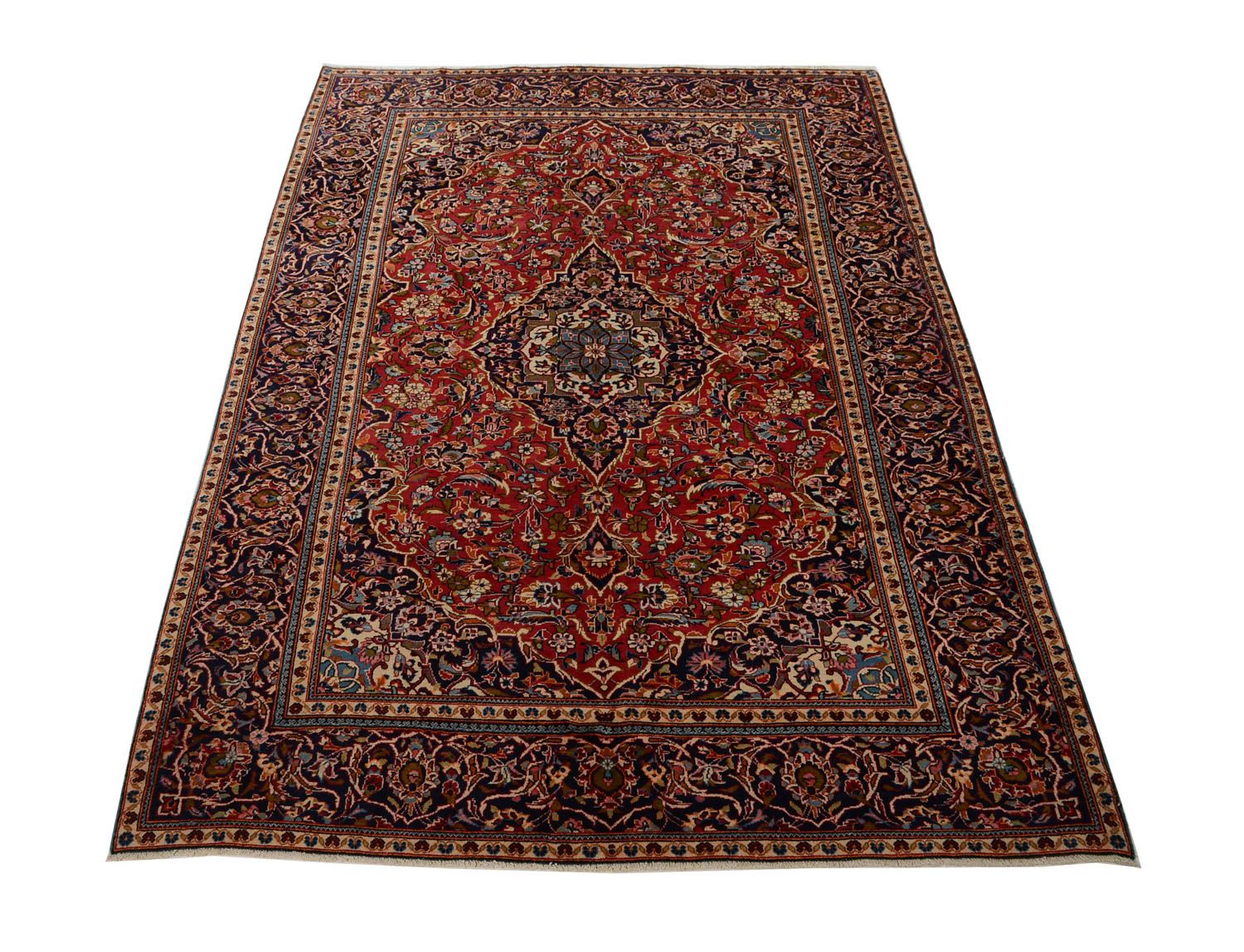 Tapis persan - Keshan - 295 x 192 cm - rouge
