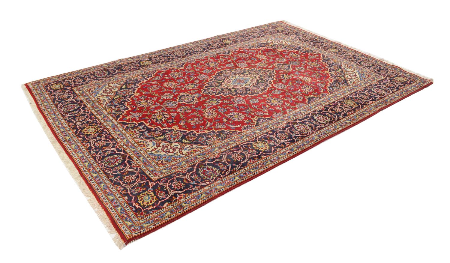 Tapis persan - Keshan - 305 x 202 cm - rouge