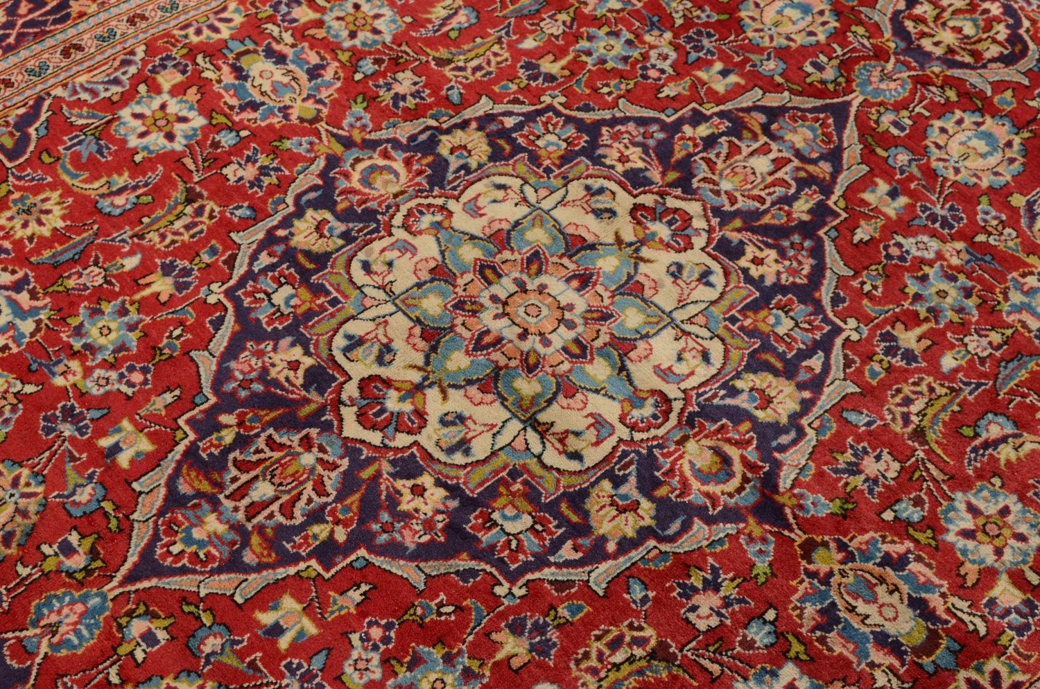Tapis persan - Keshan - 315 x 197 cm - rouge