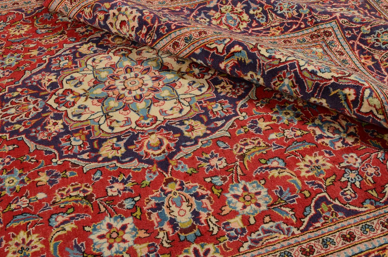 Tapis persan - Keshan - 315 x 197 cm - rouge