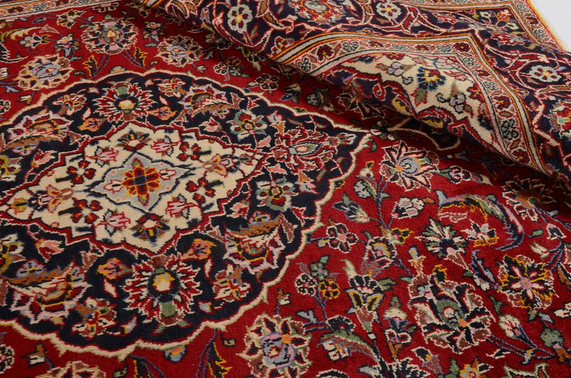 Tapis persan - Keshan - 299 x 194 cm - rouge
