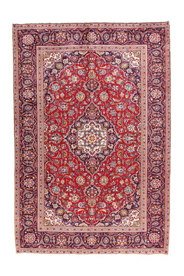 Tapis persan - Keshan - 290 x 195 cm - rouge