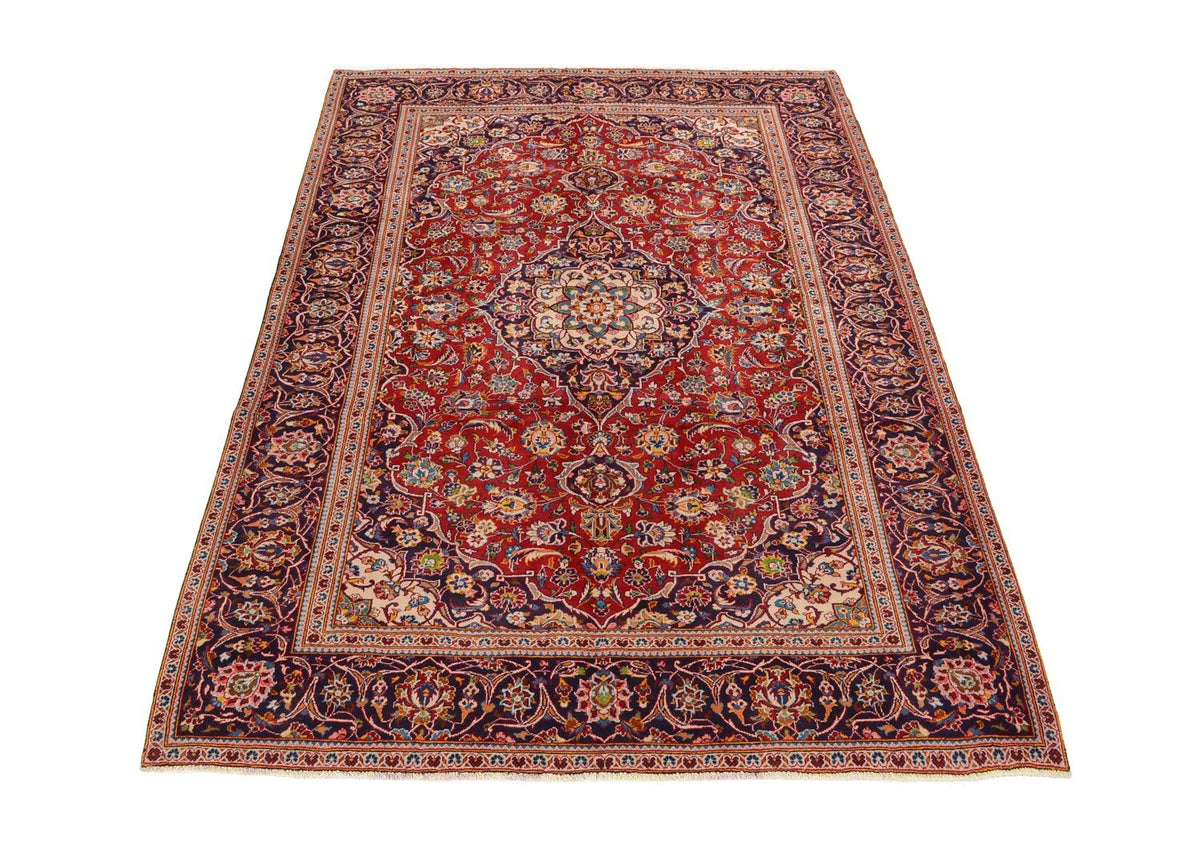 Tapis persan - Keshan - 290 x 195 cm - rouge